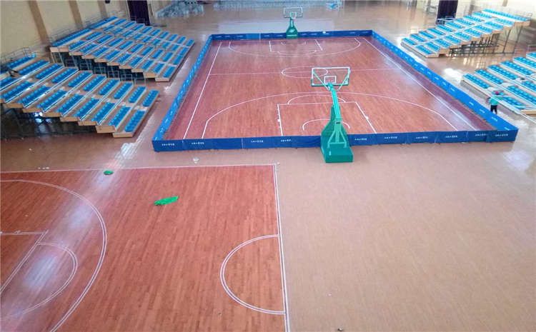俄勒岡松籃球場地木地板**